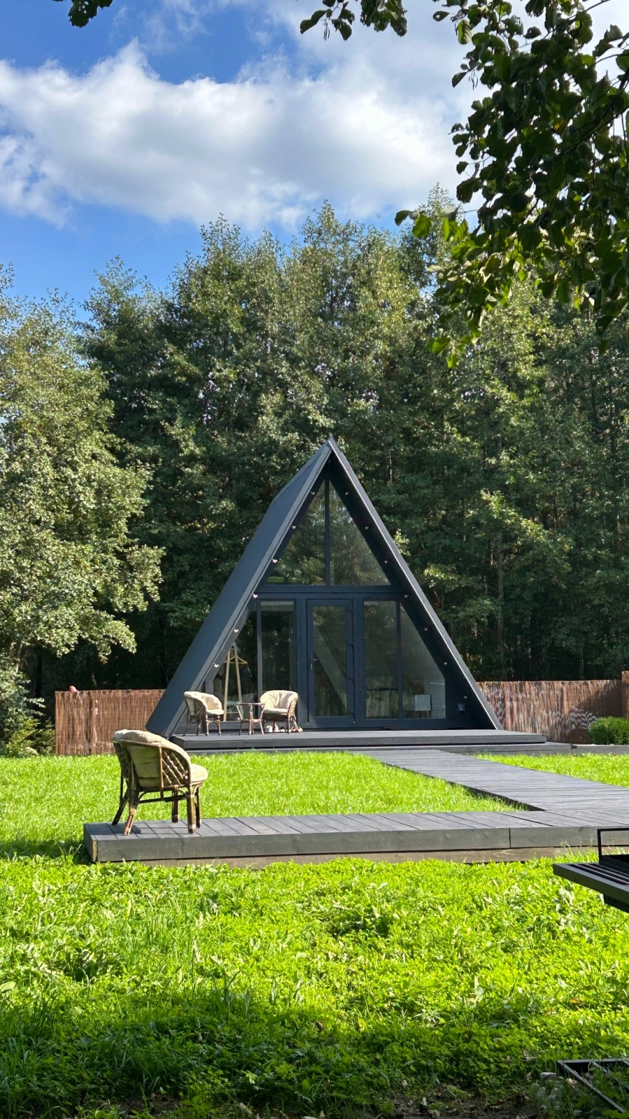 A-frame дом Simona Home у озера Нарочь
