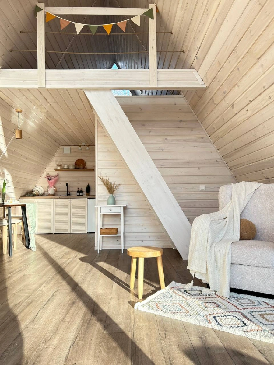 A-frame дом Simona Home у озера Нарочь