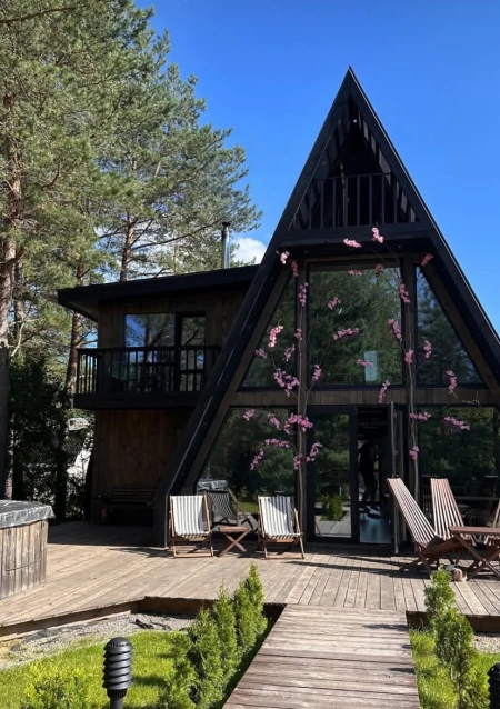 Трёхэтажный aфрейм CHILL HOUSE Гродненская область