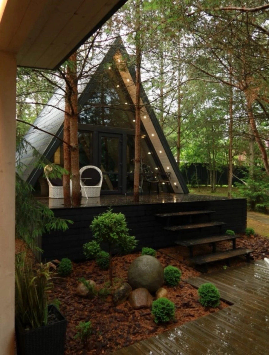 Экокомплекс & SPA| 6 А-frame дома
