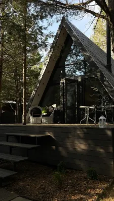 Миниатюра Экокомплекс & SPA| 6 А-frame дома - 3