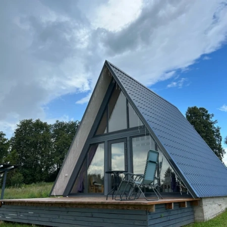 Треугольный дом на сутки «A-frame Braslav» Витебская область