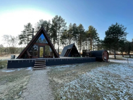 Треугольный дом Звезда над Неманом Гродненская область