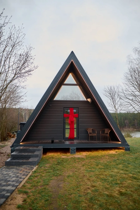 A-frame на берегу Немана Гродненская область