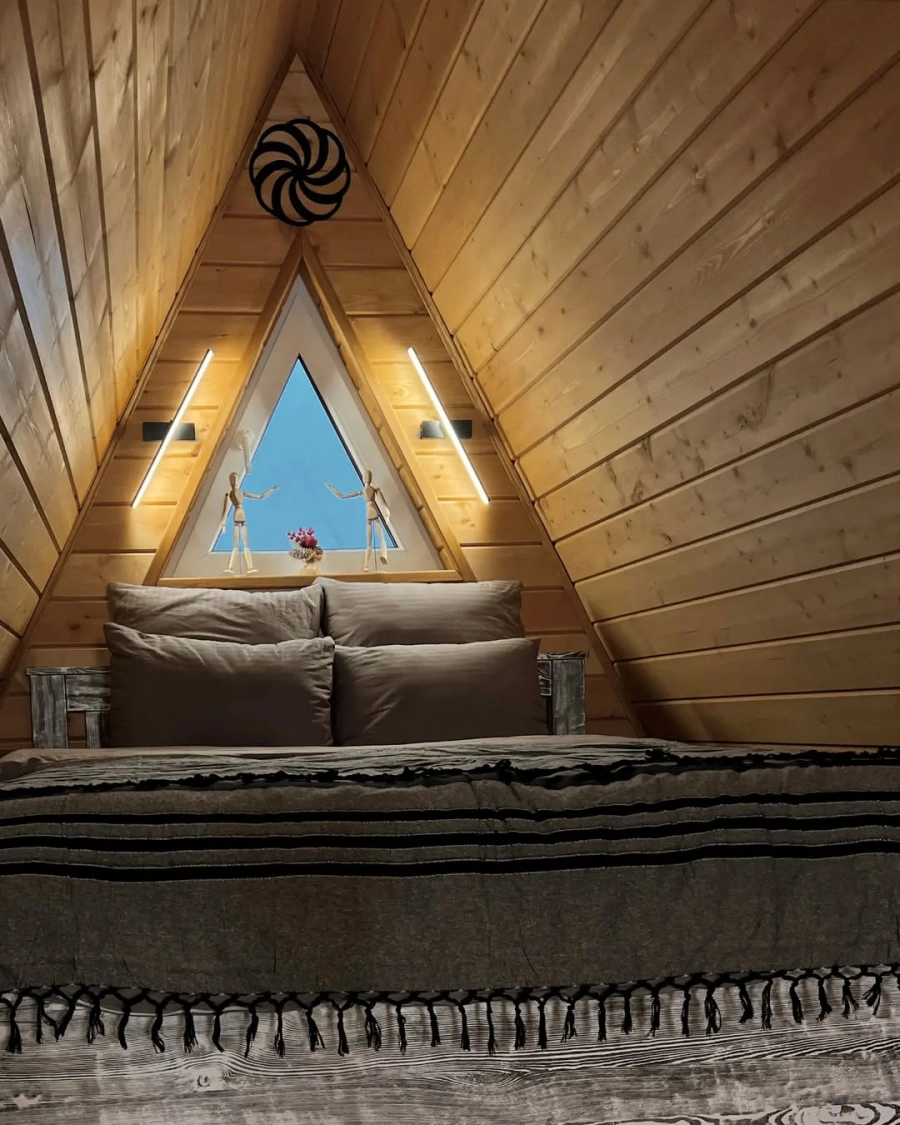 Домик A-frame Zabuzhki Village